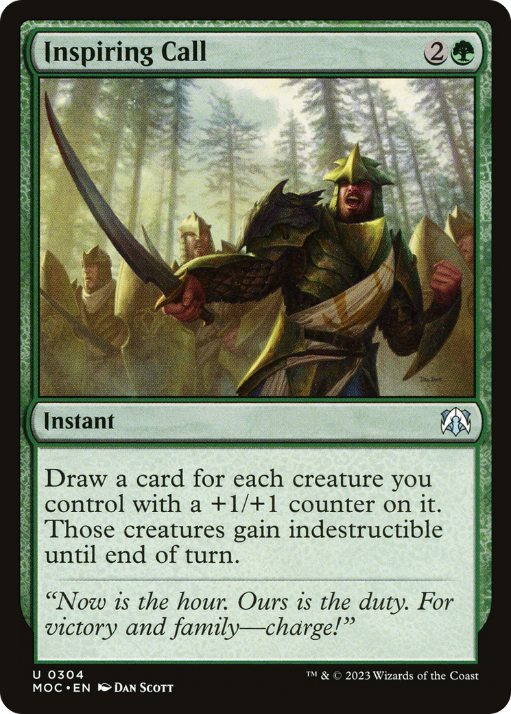 Inspiring Call [March of the Machine Commander] | Enigma On Main