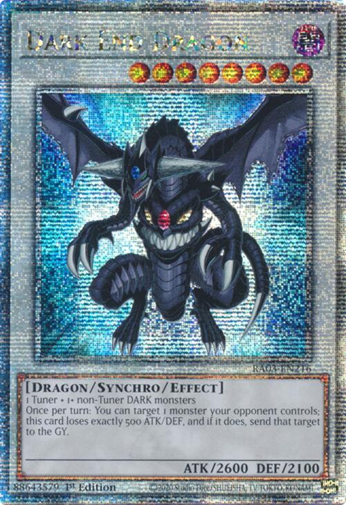 Dark End Dragon (Quarter Century Secret Rare) [RA03-EN216] Quarter Century Secret Rare | Enigma On Main