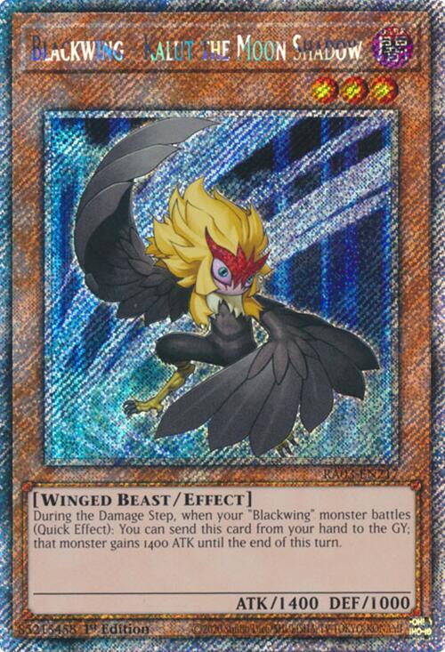 Blackwing - Kalut the Moon Shadow (Platinum Secret Rare) [RA03-EN217] Platinum Secret Rare | Enigma On Main