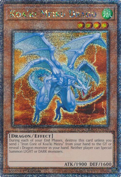 Koa'ki Meiru Drago (Quarter Century Secret Rare) [RA03-EN218] Quarter Century Secret Rare | Enigma On Main