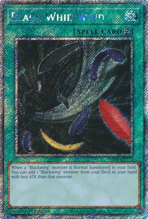 Black Whirlwind (Platinum Secret Rare) [RA03-EN219] Platinum Secret Rare | Enigma On Main