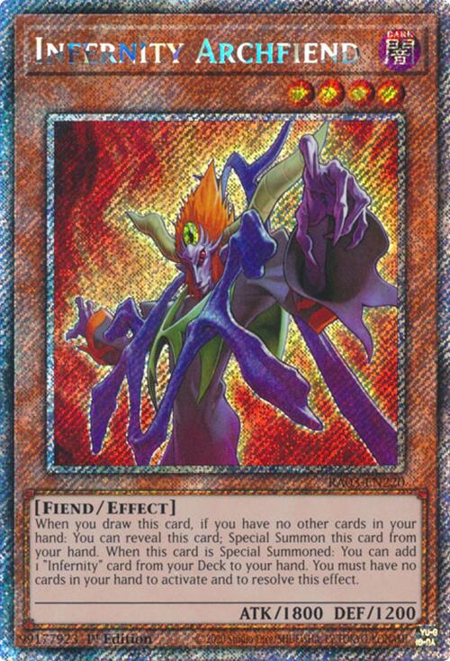 Infernity Archfiend (Platinum Secret Rare) [RA03-EN220] Platinum Secret Rare | Enigma On Main