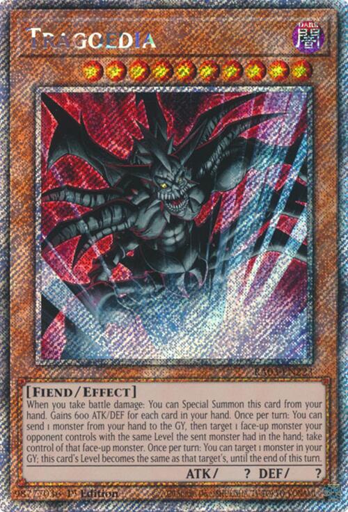 Tragoedia (Platinum Secret Rare) [RA03-EN223] Platinum Secret Rare | Enigma On Main