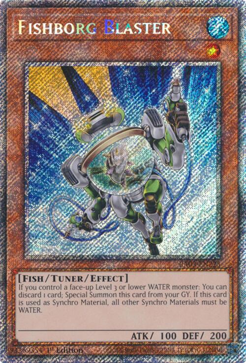 Fishborg Blaster (Platinum Secret Rare) [RA03-EN225] Platinum Secret Rare | Enigma On Main