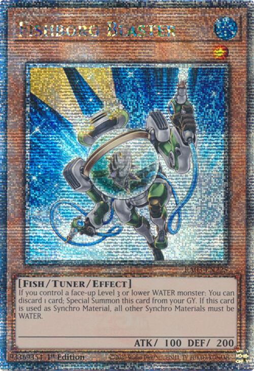 Fishborg Blaster (Quarter Century Secret Rare) [RA03-EN225] Quarter Century Secret Rare | Enigma On Main