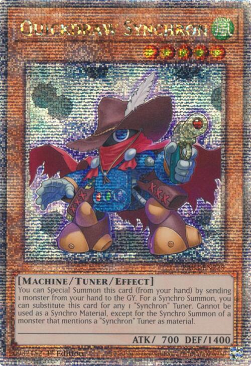 Quickdraw Synchron (Quarter Century Secret Rare) [RA03-EN228] Quarter Century Secret Rare | Enigma On Main