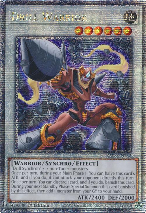 Drill Warrior (Quarter Century Secret Rare) [RA03-EN232] Quarter Century Secret Rare | Enigma On Main
