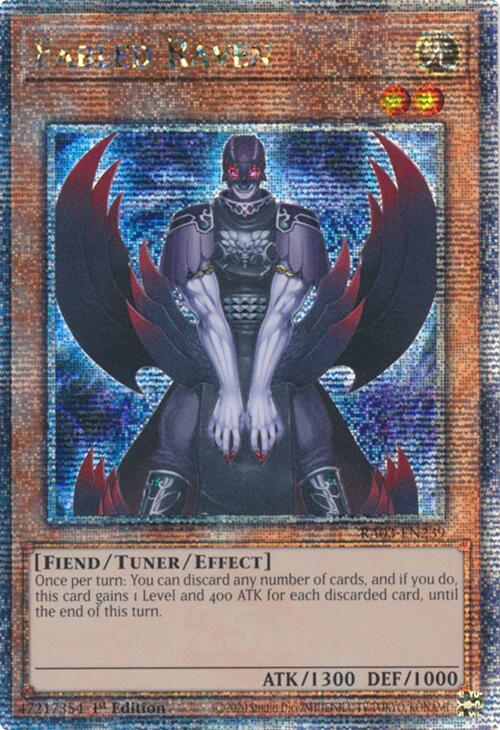 Fabled Raven (Quarter Century Secret Rare) [RA03-EN239] Quarter Century Secret Rare | Enigma On Main