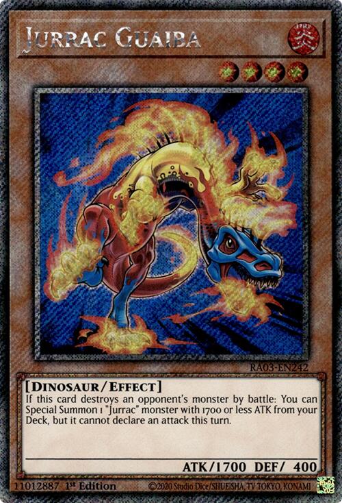 Jurrac Guaiba (Platinum Secret Rare) [RA03-EN242] Platinum Secret Rare | Enigma On Main