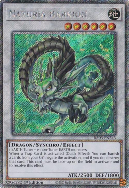 Naturia Barkion (Platinum Secret Rare) [RA03-EN243] Platinum Secret Rare | Enigma On Main