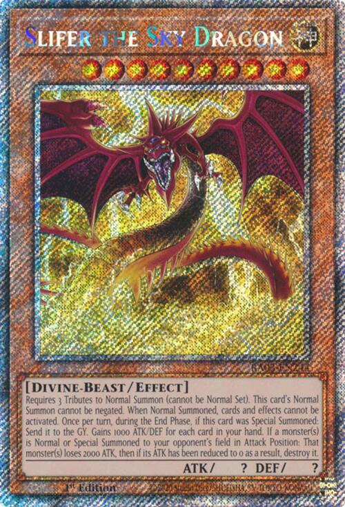 Slifer the Sky Dragon (Platinum Secret Rare) [RA03-EN244] Platinum Secret Rare | Enigma On Main