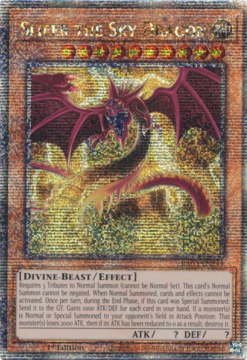 Slifer the Sky Dragon (Quarter Century Secret Rare) [RA03-EN244] Quarter Century Secret Rare | Enigma On Main