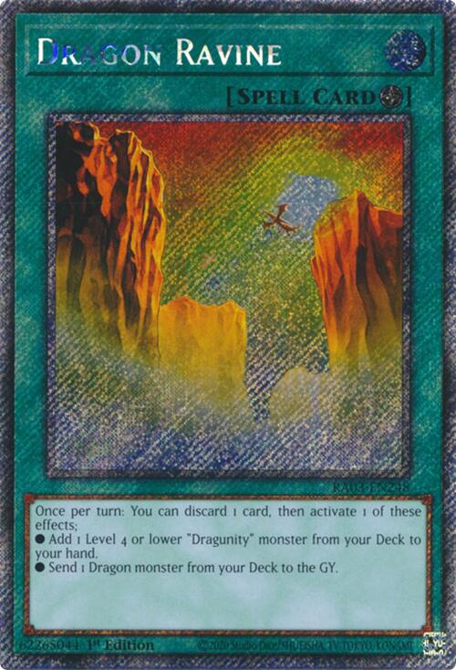 Dragon Ravine (Platinum Secret Rare) [RA03-EN248] Platinum Secret Rare | Enigma On Main