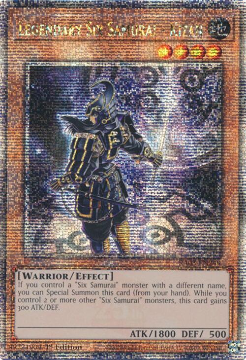 Legendary Six Samurai - Kizan (Quarter Century Secret Rare) [RA03-EN249] Quarter Century Secret Rare | Enigma On Main