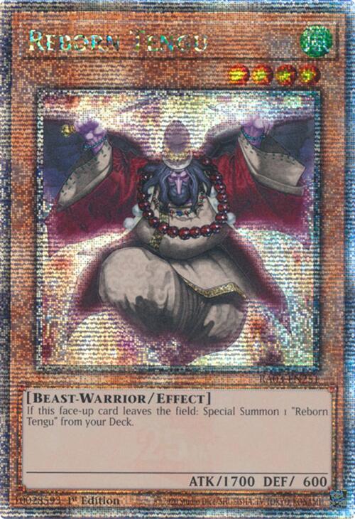 Reborn Tengu (Quarter Century Secret Rare) [RA03-EN251] Quarter Century Secret Rare | Enigma On Main