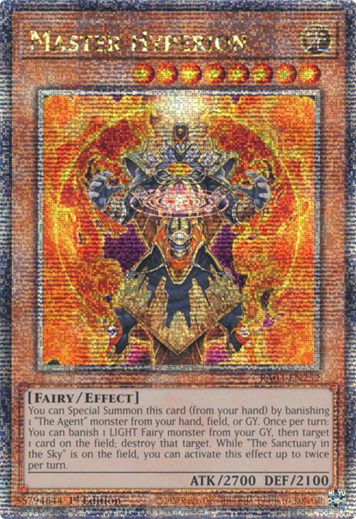 Master Hyperion (Quarter Century Secret Rare) [RA03-EN252] Quarter Century Secret Rare | Enigma On Main