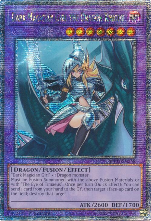 Dark Magician Girl the Dragon Knight (Quarter Century Secret Rare) [RA03-EN258] Quarter Century Secret Rare | Enigma On Main