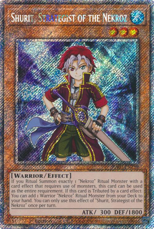 Shurit, Strategist of the Nekroz (Platinum Secret Rare) [RA03-EN259] Platinum Secret Rare | Enigma On Main