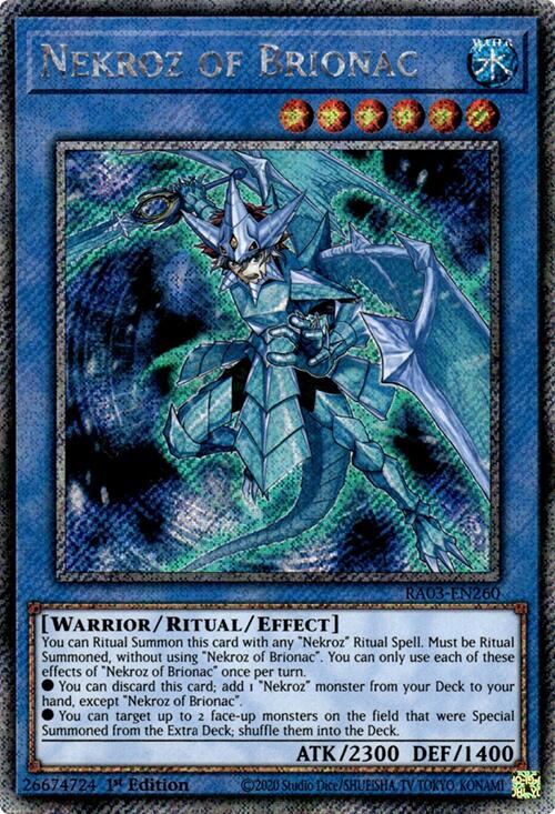 Nekroz of Brionac (Platinum Secret Rare) [RA03-EN260] Platinum Secret Rare | Enigma On Main