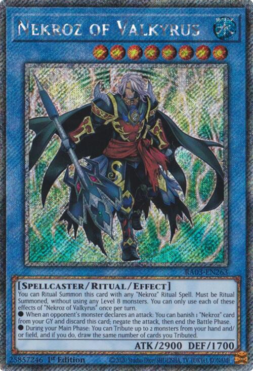 Nekroz of Valkyrus (Platinum Secret Rare) [RA03-EN263] Platinum Secret Rare | Enigma On Main