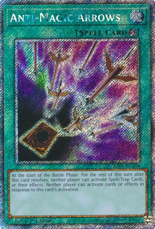 Anti-Magic Arrows (Platinum Secret Rare) [RA03-EN264] Platinum Secret Rare | Enigma On Main