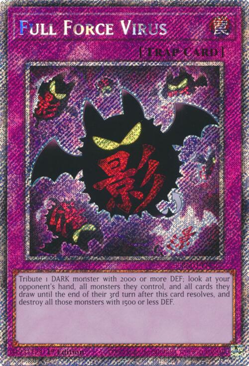 Full Force Virus (Platinum Secret Rare) [RA03-EN267] Platinum Secret Rare | Enigma On Main