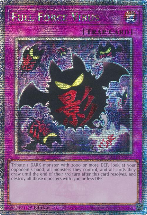 Full Force Virus (Quarter Century Secret Rare) [RA03-EN267] Quarter Century Secret Rare | Enigma On Main