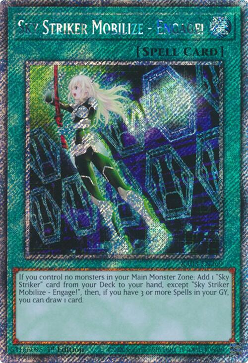Sky Striker Mobilize - Engage! (Platinum Secret Rare) [RA03-EN269] Platinum Secret Rare | Enigma On Main