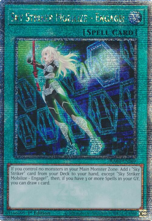 Sky Striker Mobilize - Engage! (Quarter Century Secret Rare) [RA03-EN269] Quarter Century Secret Rare | Enigma On Main