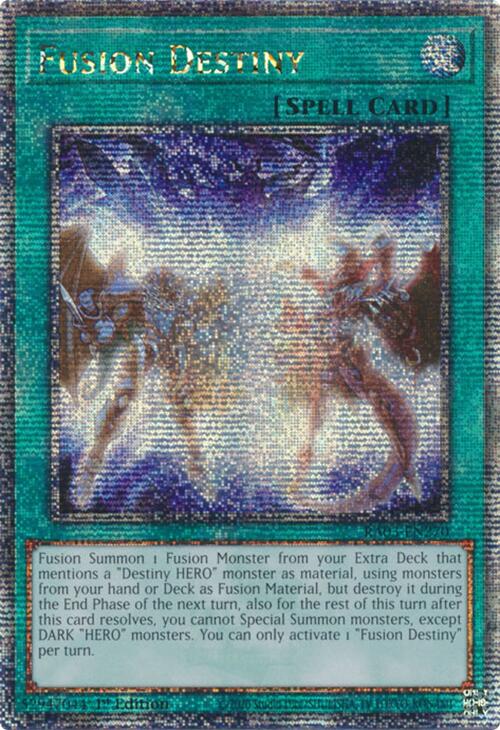 Fusion Destiny (Quarter Century Secret Rare) [RA03-EN270] Quarter Century Secret Rare | Enigma On Main