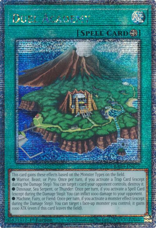 Duel Academy (card) (Quarter Century Secret Rare) [RA03-EN275] Quarter Century Secret Rare | Enigma On Main