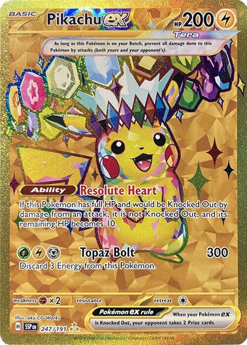 Pikachu ex (247/191) [Scarlet & Violet: Surging Sparks] | Enigma On Main