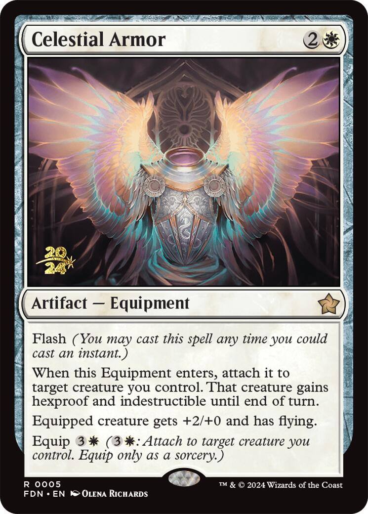 Celestial Armor [Foundations Prerelease Promos] | Enigma On Main