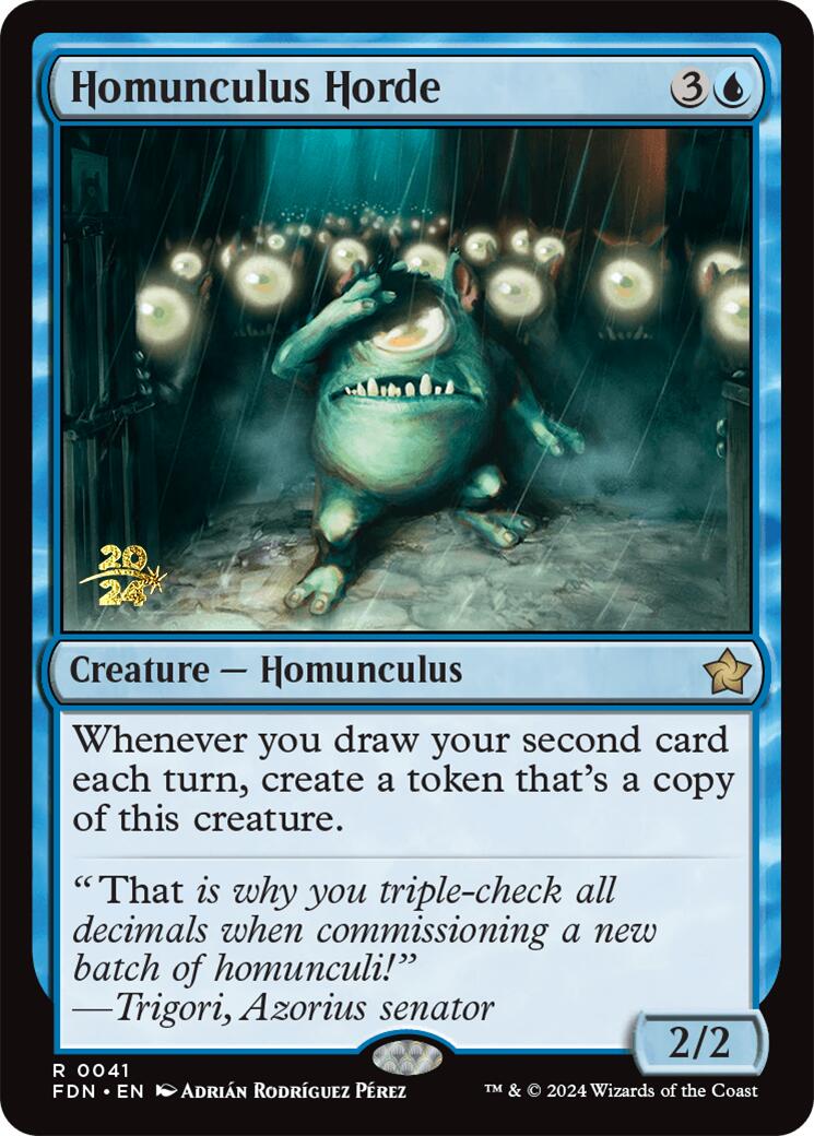 Homunculus Horde [Foundations Prerelease Promos] | Enigma On Main