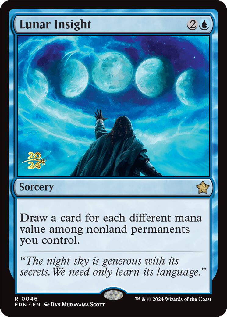 Lunar Insight [Foundations Prerelease Promos] | Enigma On Main