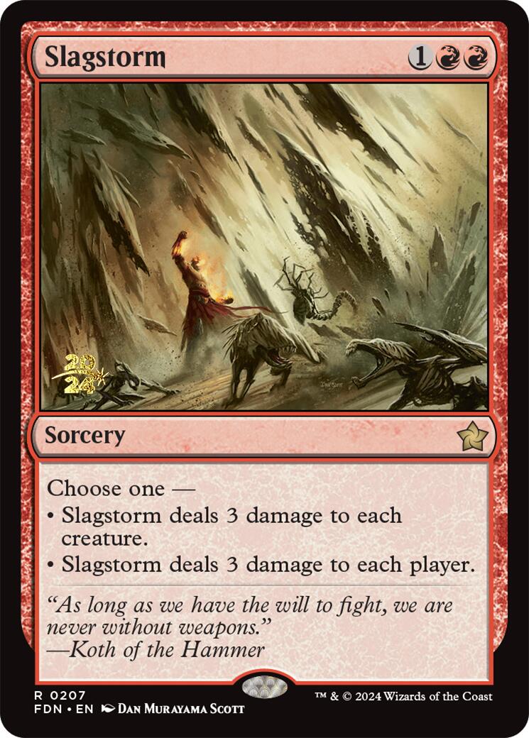 Slagstorm [Foundations Prerelease Promos] | Enigma On Main