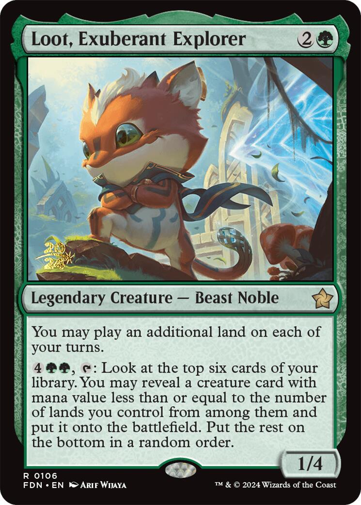 Loot, Exuberant Explorer [Foundations Prerelease Promos] | Enigma On Main