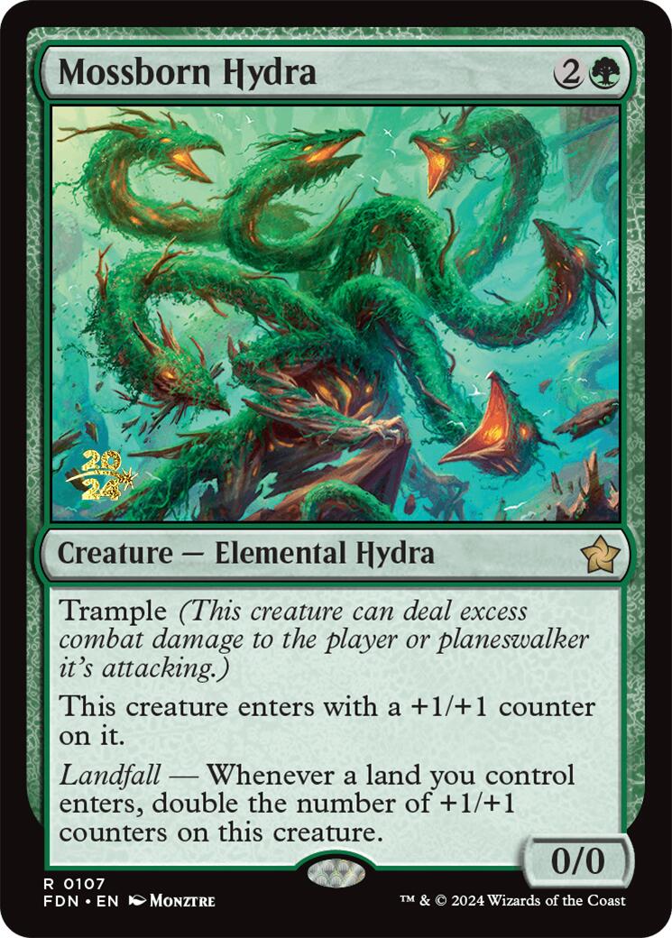 Mossborn Hydra [Foundations Prerelease Promos] | Enigma On Main