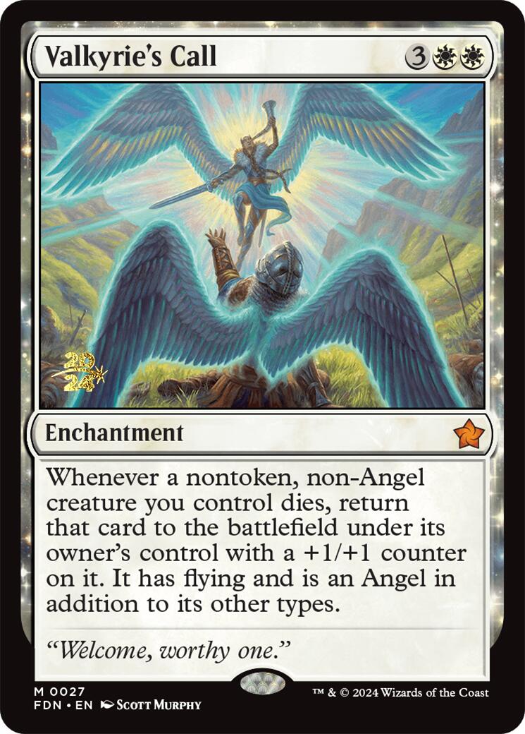 Valkyrie's Call [Foundations Prerelease Promos] | Enigma On Main