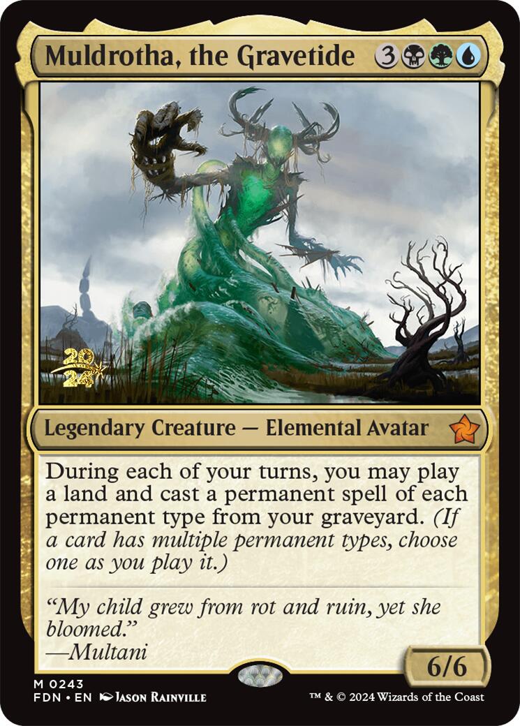 Muldrotha, the Gravetide [Foundations Prerelease Promos] | Enigma On Main