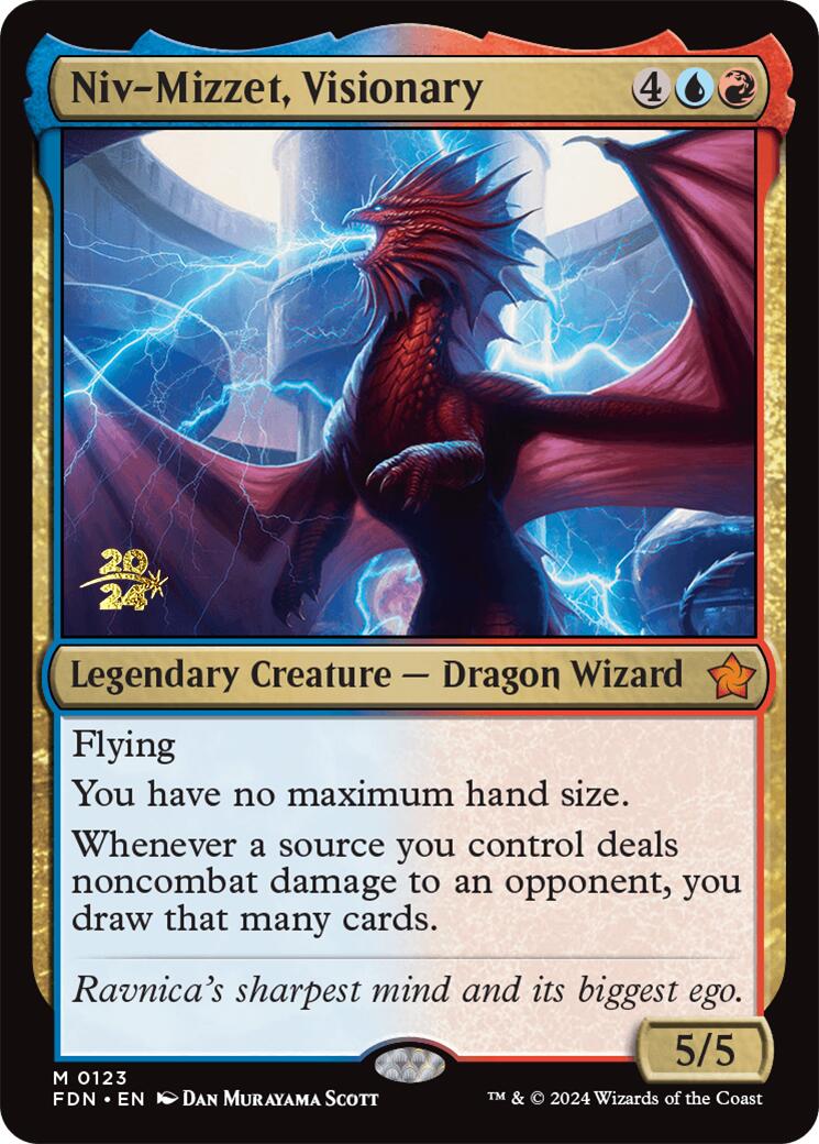 Niv-Mizzet, Visionary [Foundations Prerelease Promos] | Enigma On Main