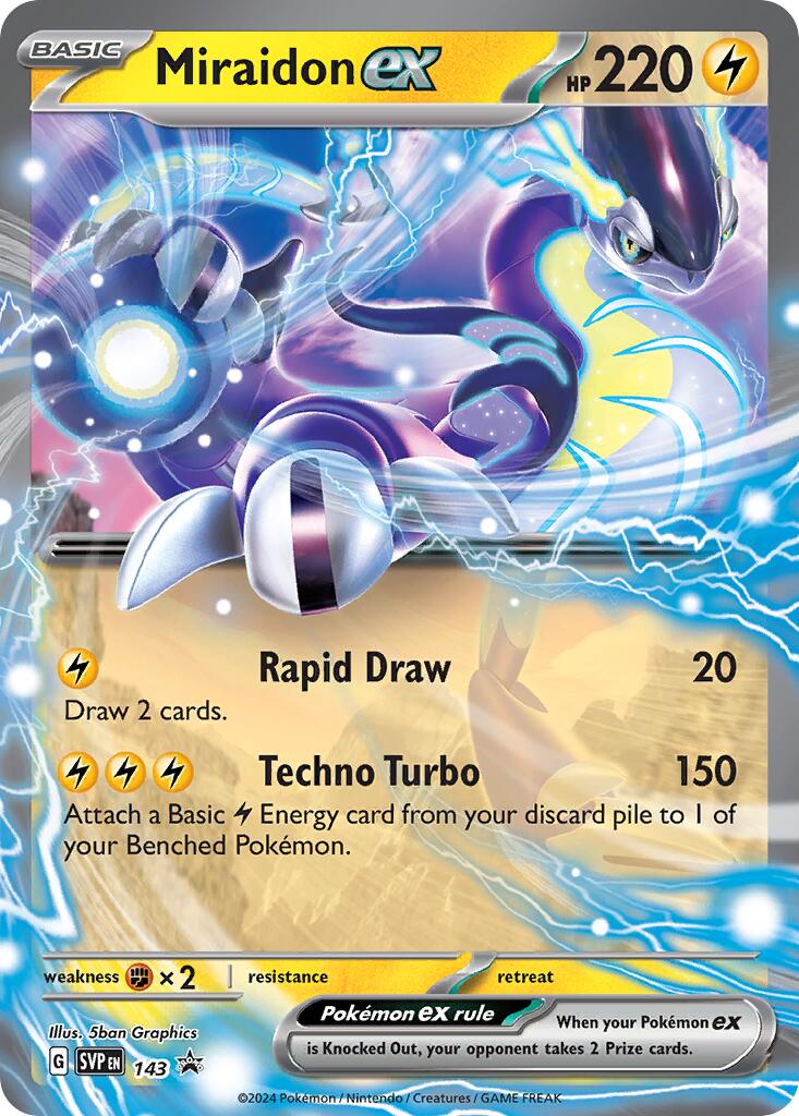 Miraidon ex (143) [Scarlet & Violet: Black Star Promos] | Enigma On Main