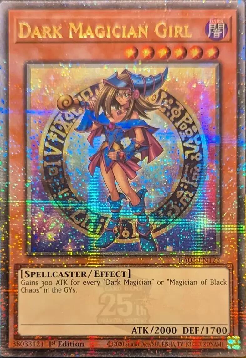 Dark Magician Girl (Quarter Century Secret Rare) (B) [RA03-EN123] Quarter Century Secret Rare | Enigma On Main