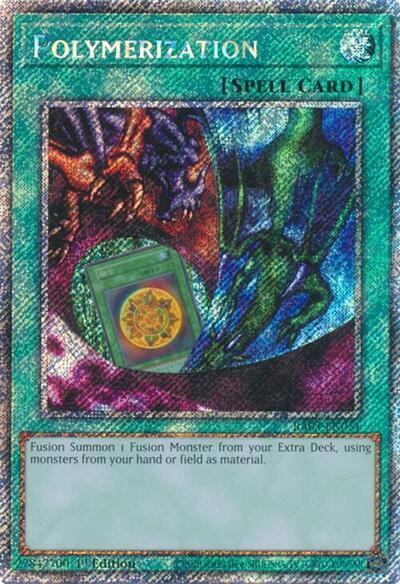 Polymerization (Alternate Art) (Platinum Secret Rare) [RA03-EN051] Platinum Secret Rare | Enigma On Main