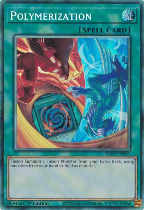 Polymerization (B) (HERO Art) (PCR) [RA03-EN051] Prismatic Collector's Rare | Enigma On Main