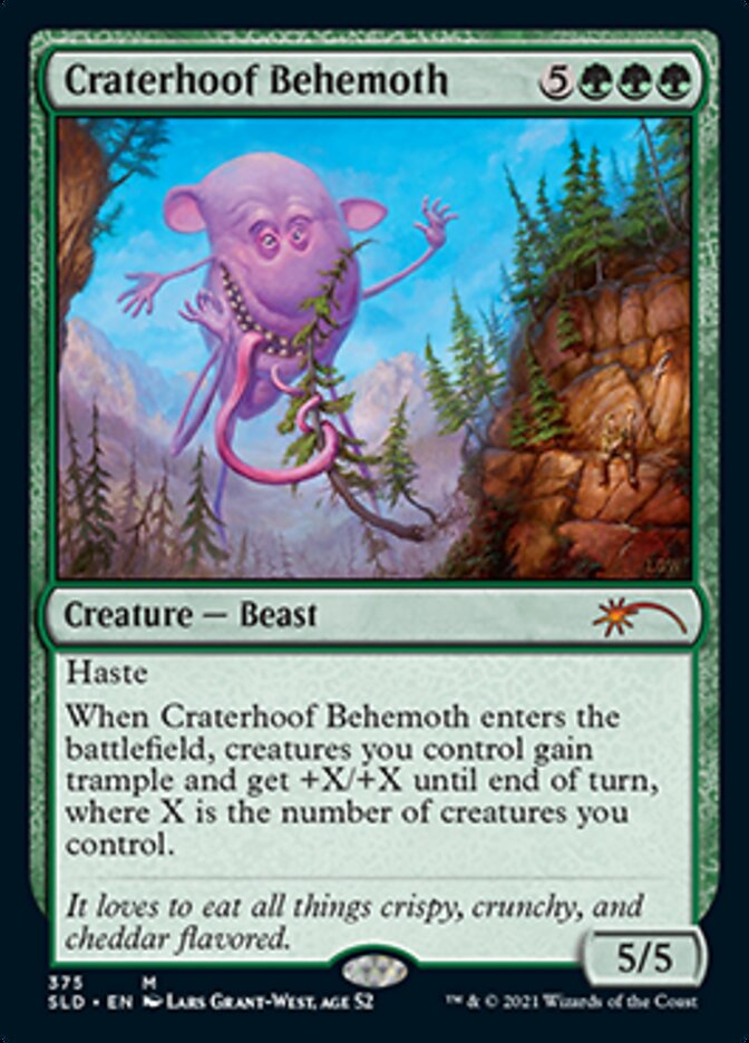 Craterhoof Behemoth (375) [Secret Lair Drop Series] | Enigma On Main