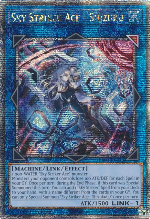 Sky Striker Ace - Shizuku (Alternate Art) (Quarter Century Secret Rare) [RA03-EN043] Quarter Century Secret Rare | Enigma On Main