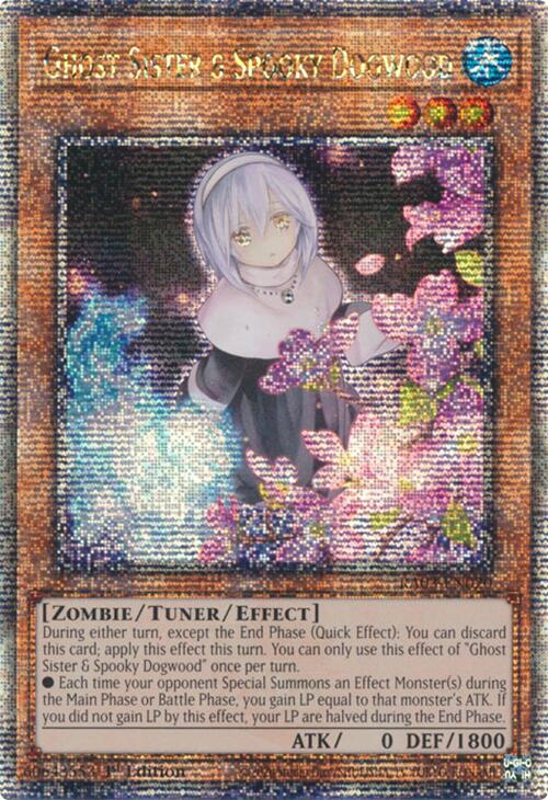 Ghost Sister & Spooky Dogwood (Alternate Art) (Quarter Century Secret Rare) [RA03-EN020] Quarter Century Secret Rare | Enigma On Main