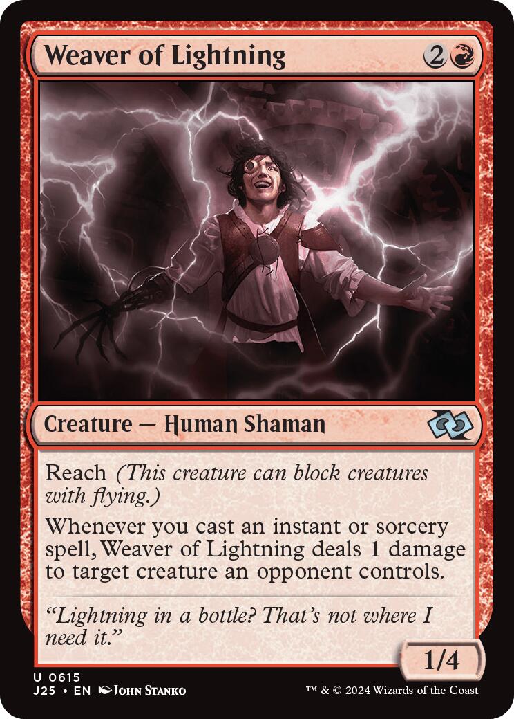 Weaver of Lightning [Foundations Jumpstart] | Enigma On Main