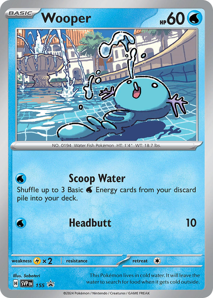 Wooper (155) [Scarlet & Violet: Black Star Promos] | Enigma On Main